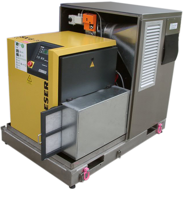 Mobile Steuerluftanlage